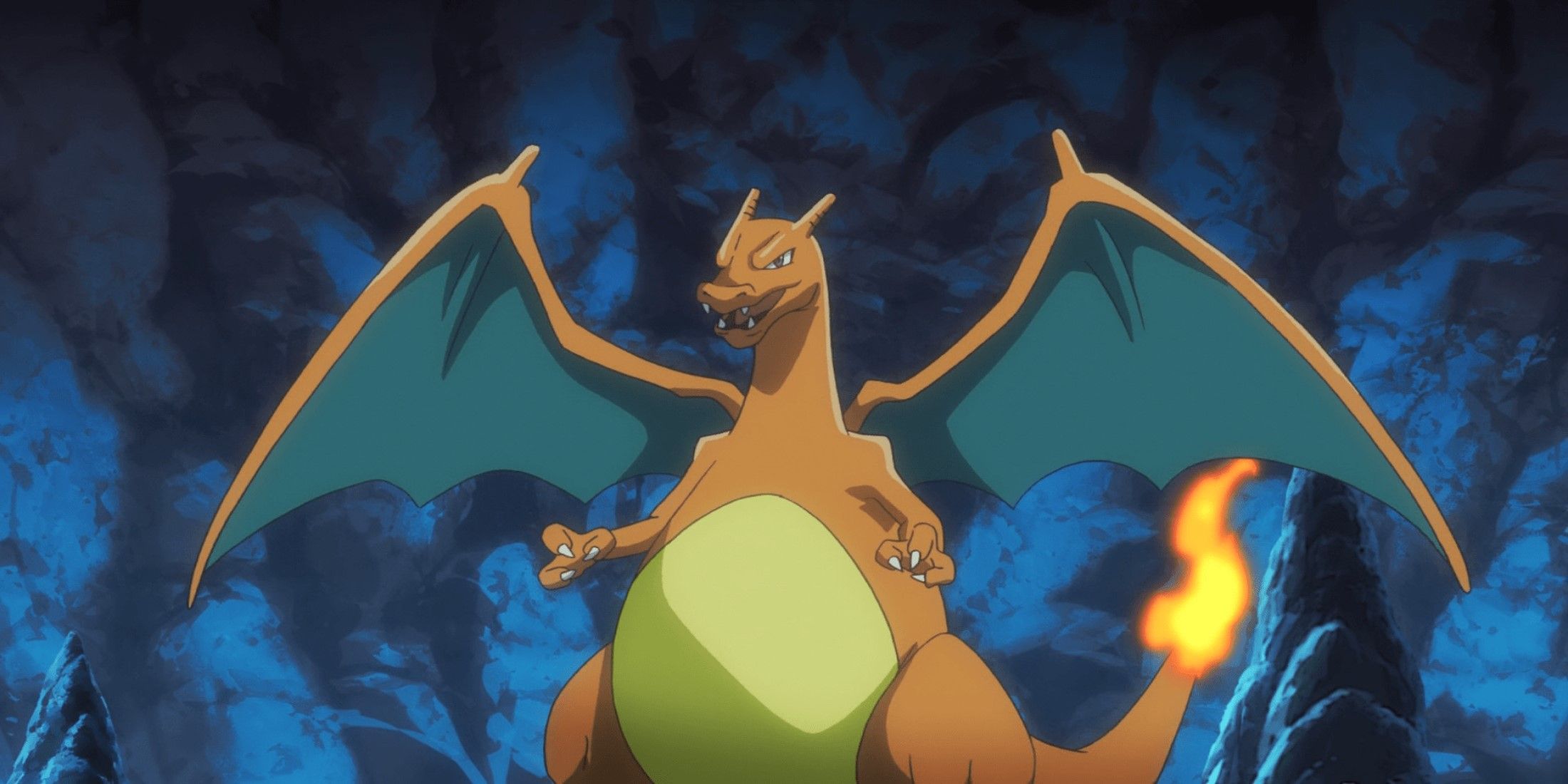 pokemon-charizard-anime-dark-cave-background-2200x1100