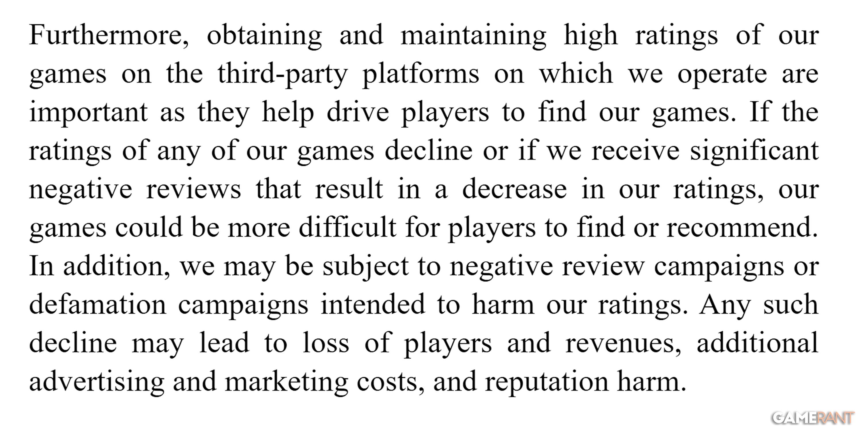 Take-Two Interactive negative review campaigns review bombing risks