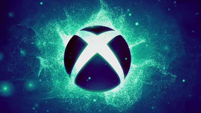 An Xbox logo glows green. 